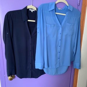 Express Slim Fit Portofino Shirt